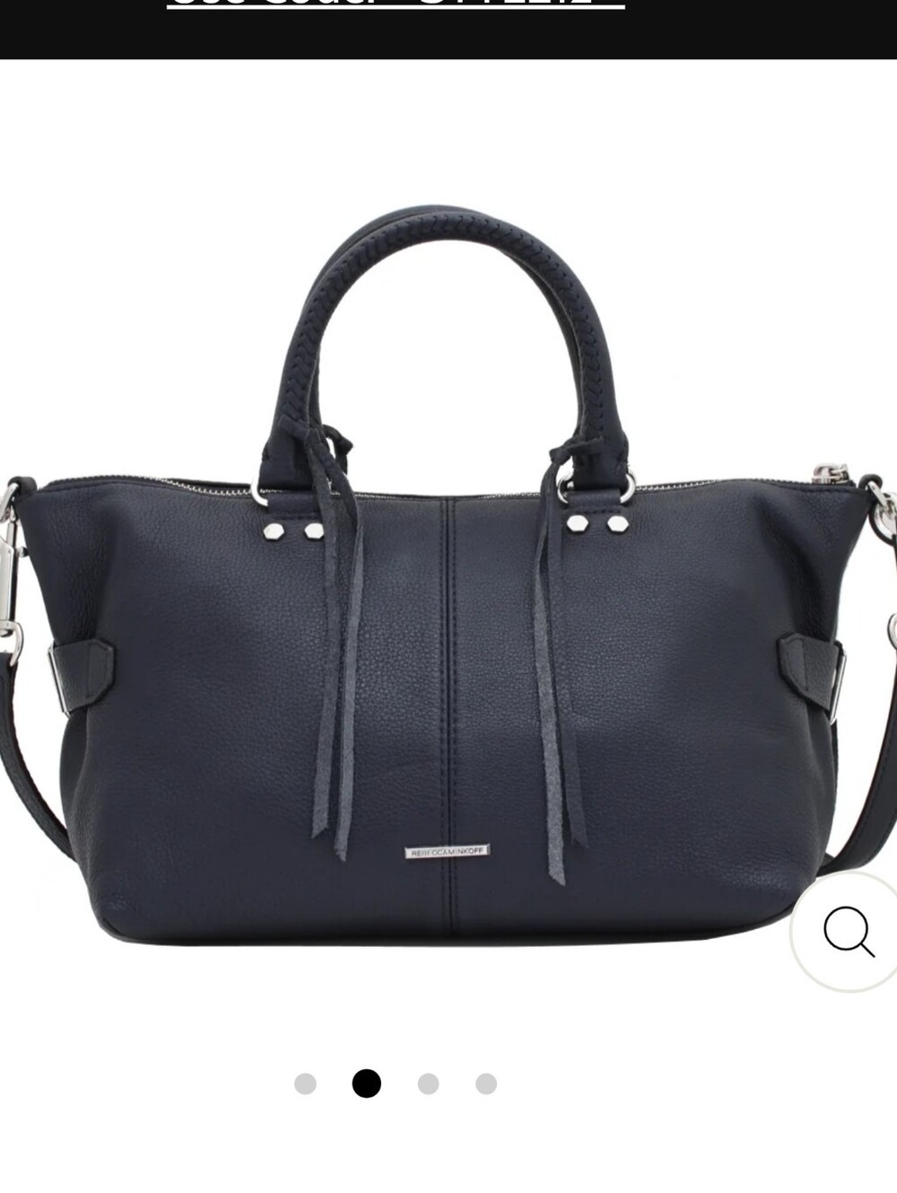 Rebecca Minkoff Moto Satchel Tote, Black